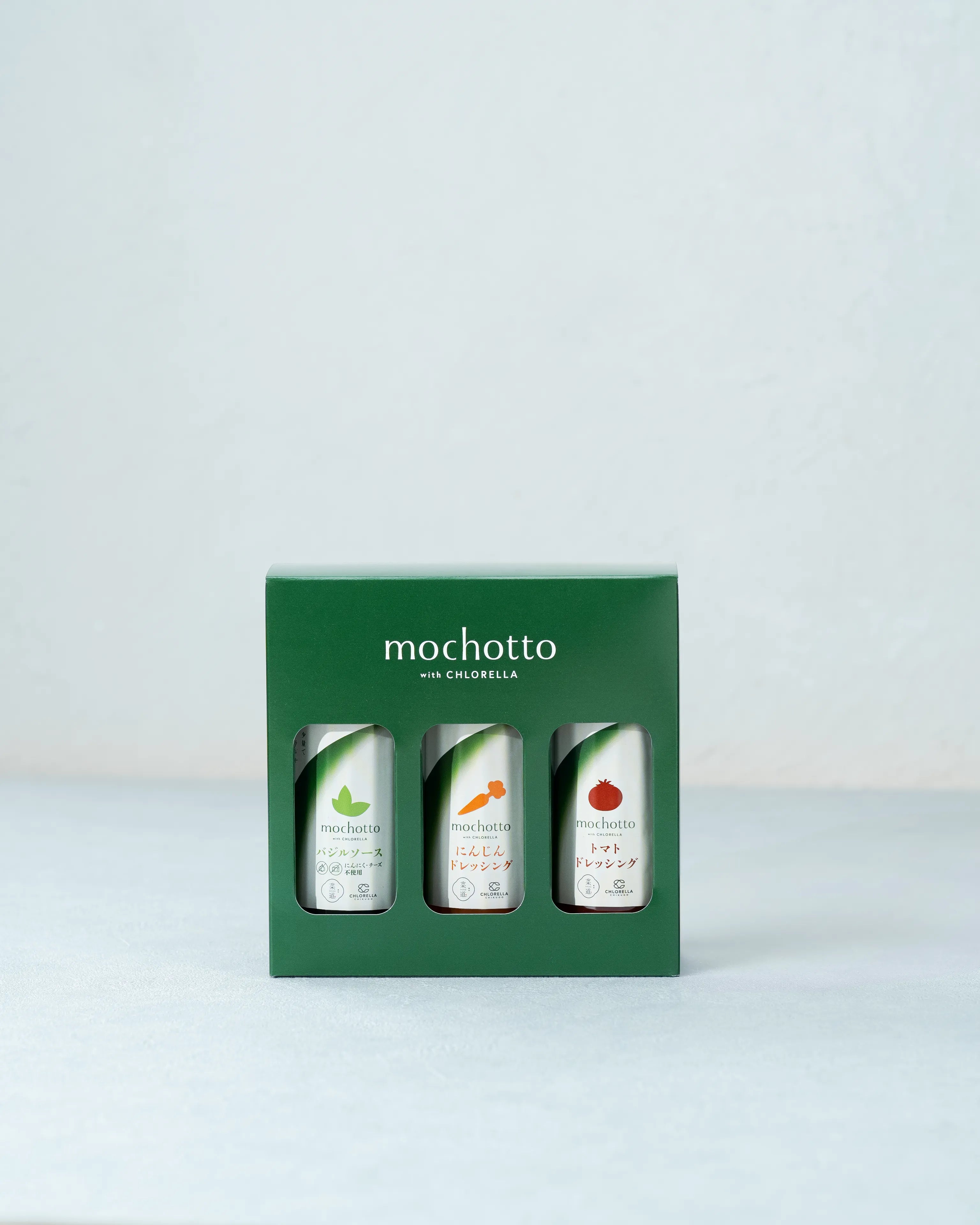 セット】mochotto with CHLORELLA ドレッシングシリーズ 3本セット セット】mochotto with CHLORELLA ドレッシングシリーズ 3本セット