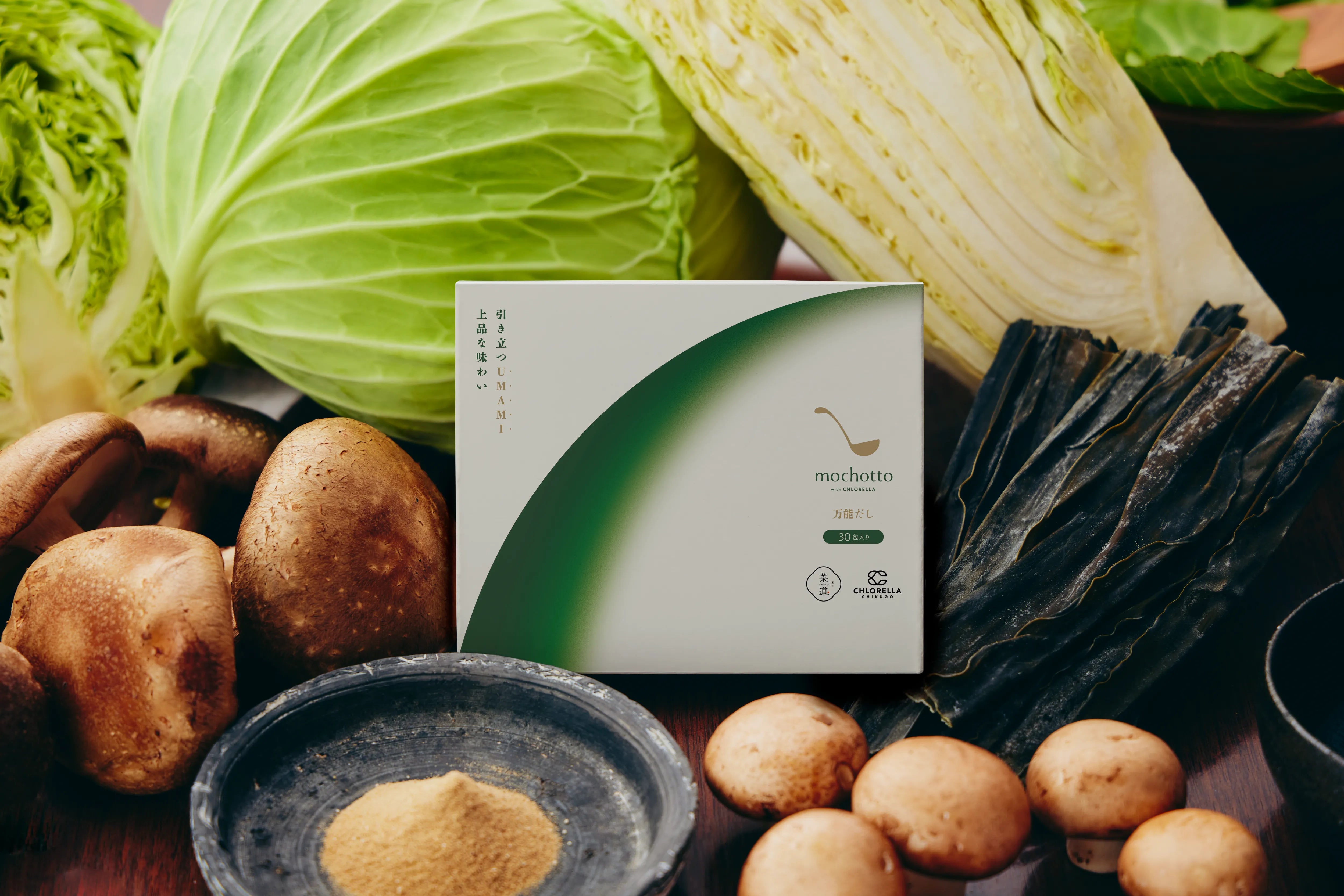 【単品】mochotto with CHLORELLA 万能だし 5g×30包